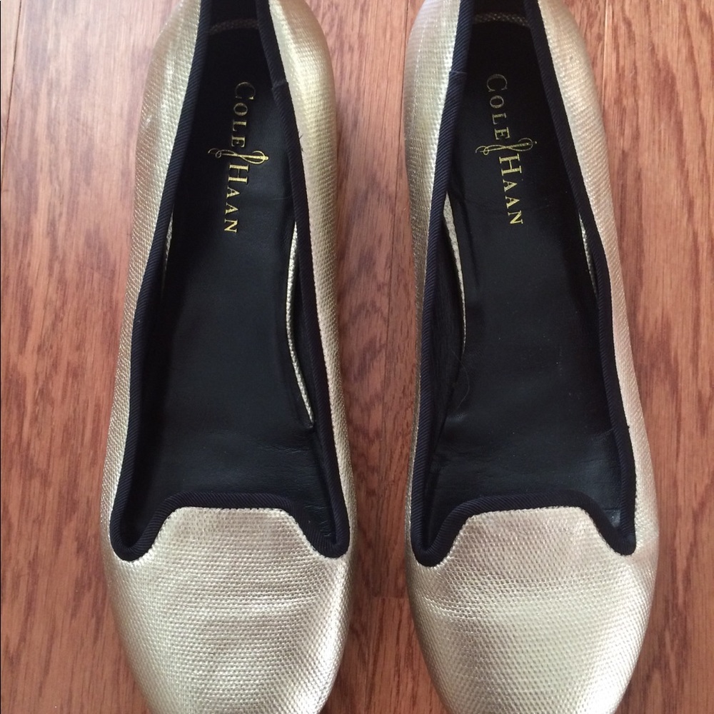 Cole Haan Golden Flats